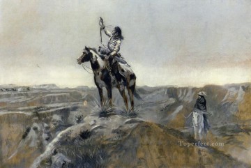 American Indians Painting - war Charles Marion Russell American Indians